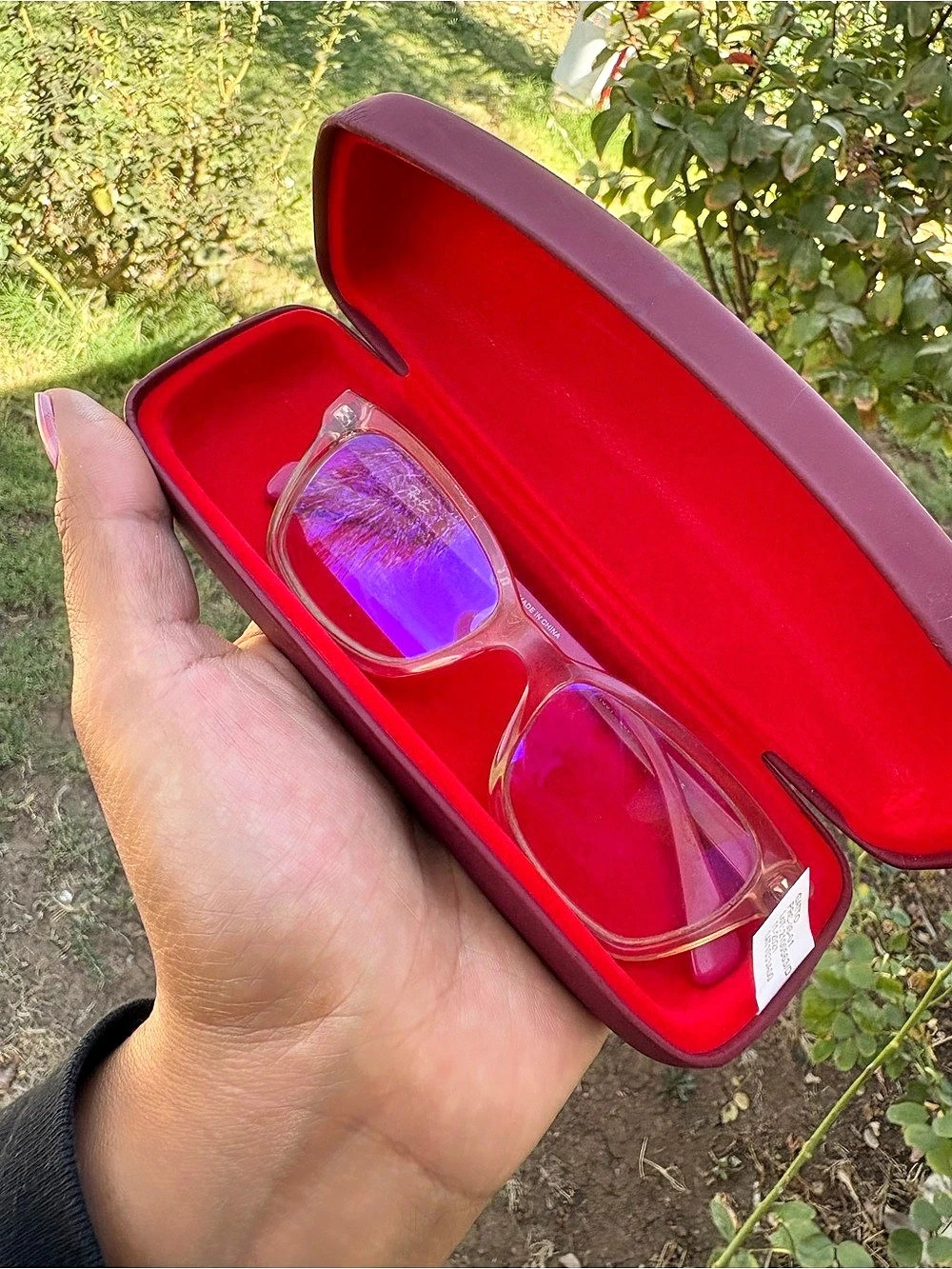 Ray-Ban RX7159 Pink & Clear Eyeglasses